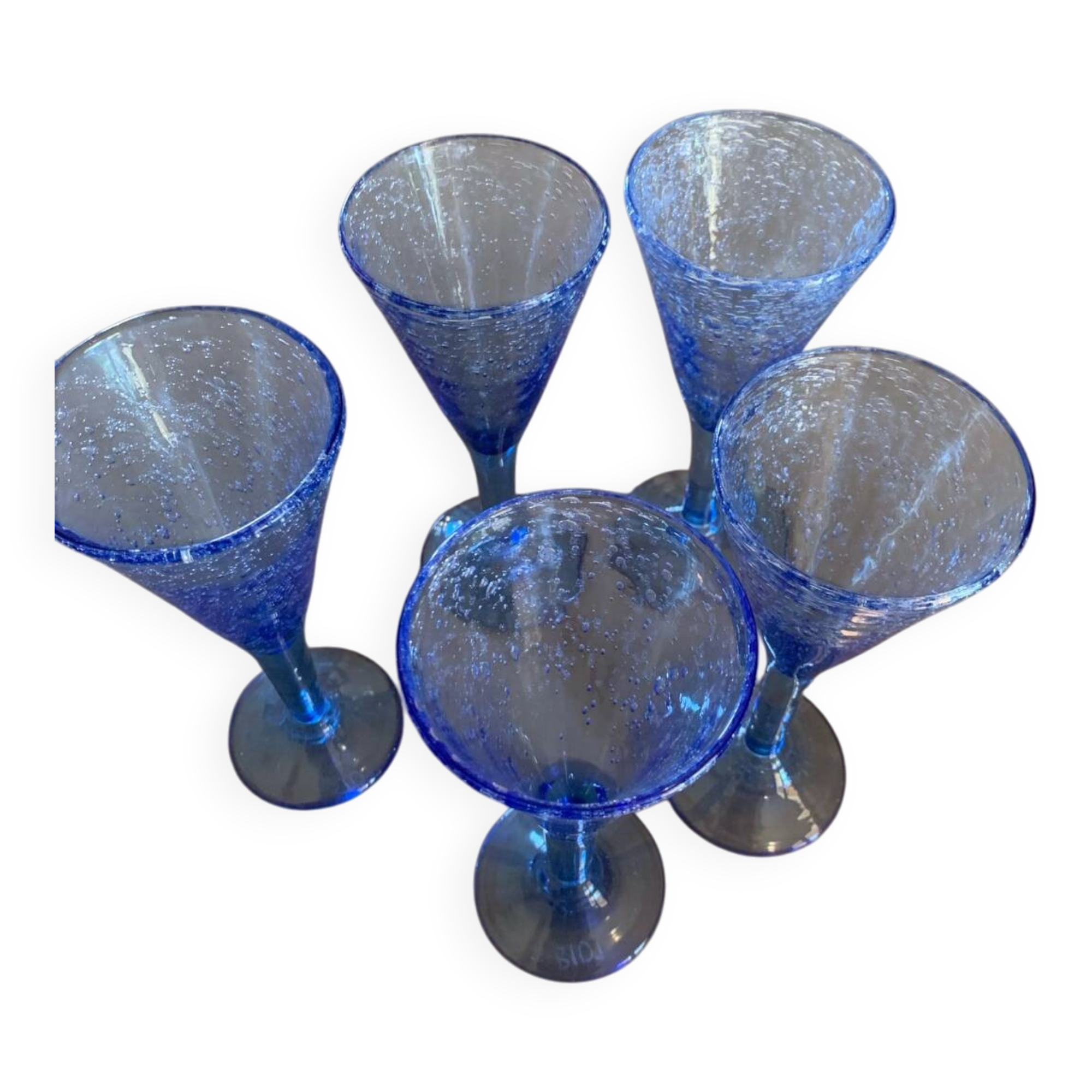 Biot champagne flutes