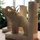 Alabaster bookends