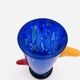 Vase Sculpture Otmar Alt Rosenthal Studio Line Glass Cobalt Signed 16cm