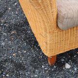 Wicker armchair