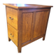 Oak workshop furniture with 2 drawers