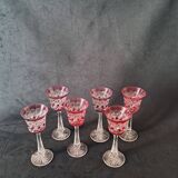 Cut glass shot glasses