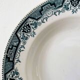 Lot of 6 ironstone plates (Morocco series)