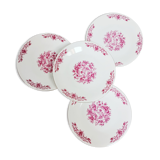 4 flowery dessert plates Bavaria