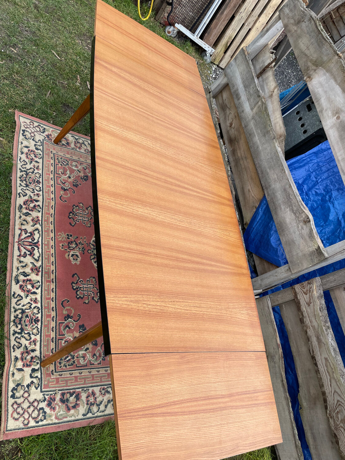 Vintage dining table designed by Charles Ramos from the 50s