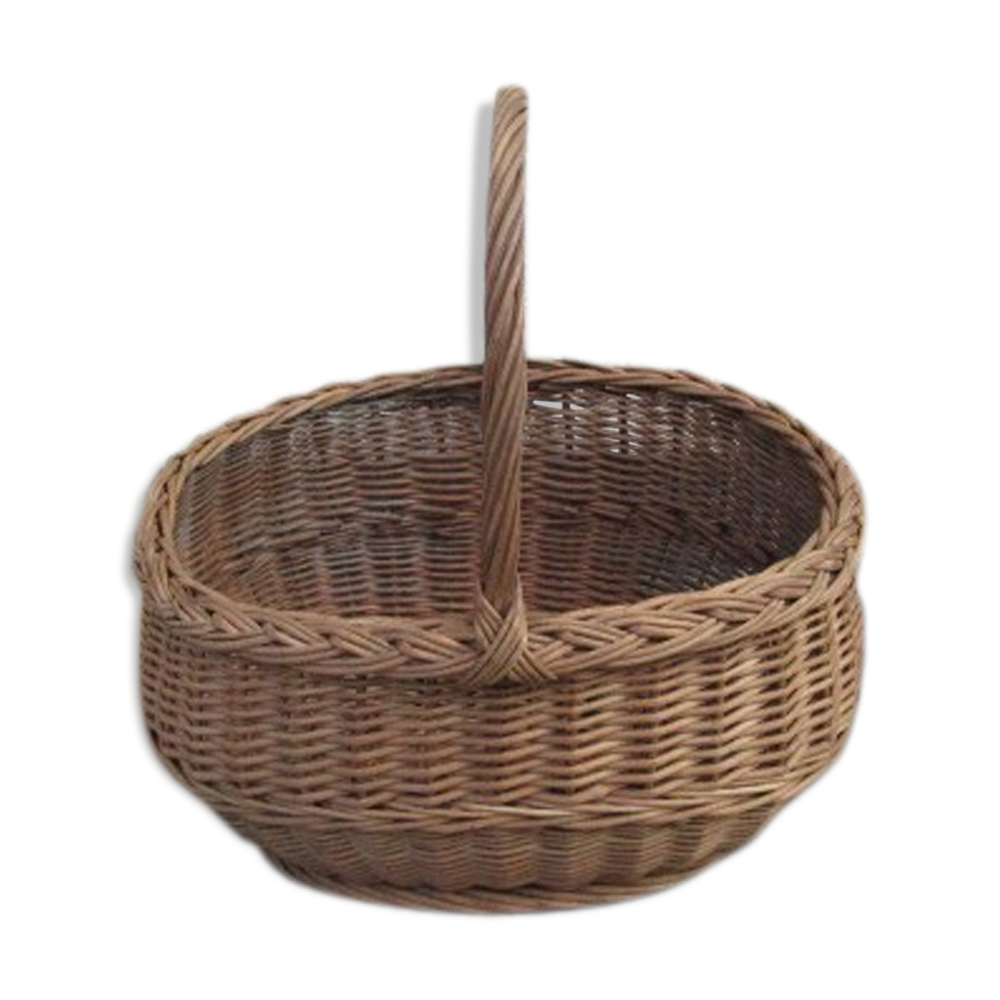 Panier en osier ancien