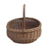 Panier en osier ancien