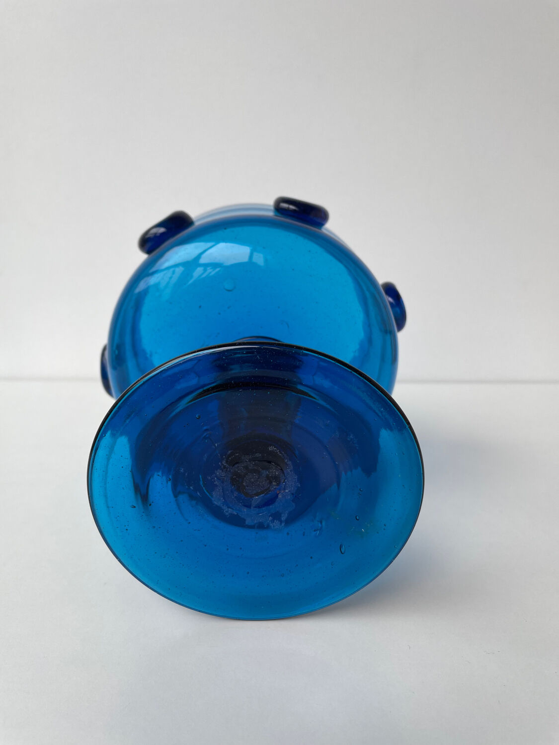 Blown glass vase from the 1970s