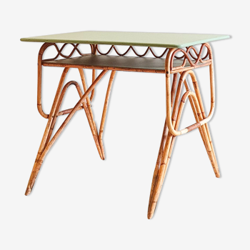 Rattan table