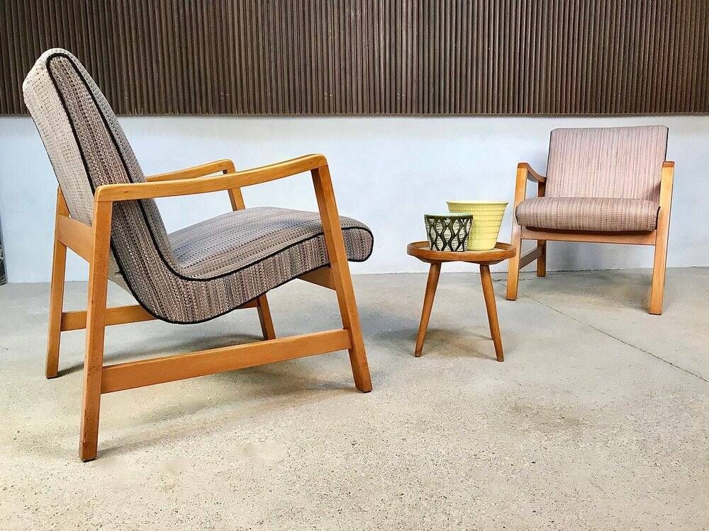 Ensemble de 2 fauteuils faciles modèle Vostra 602 de style mid-century par Jens Risom pour Knoll