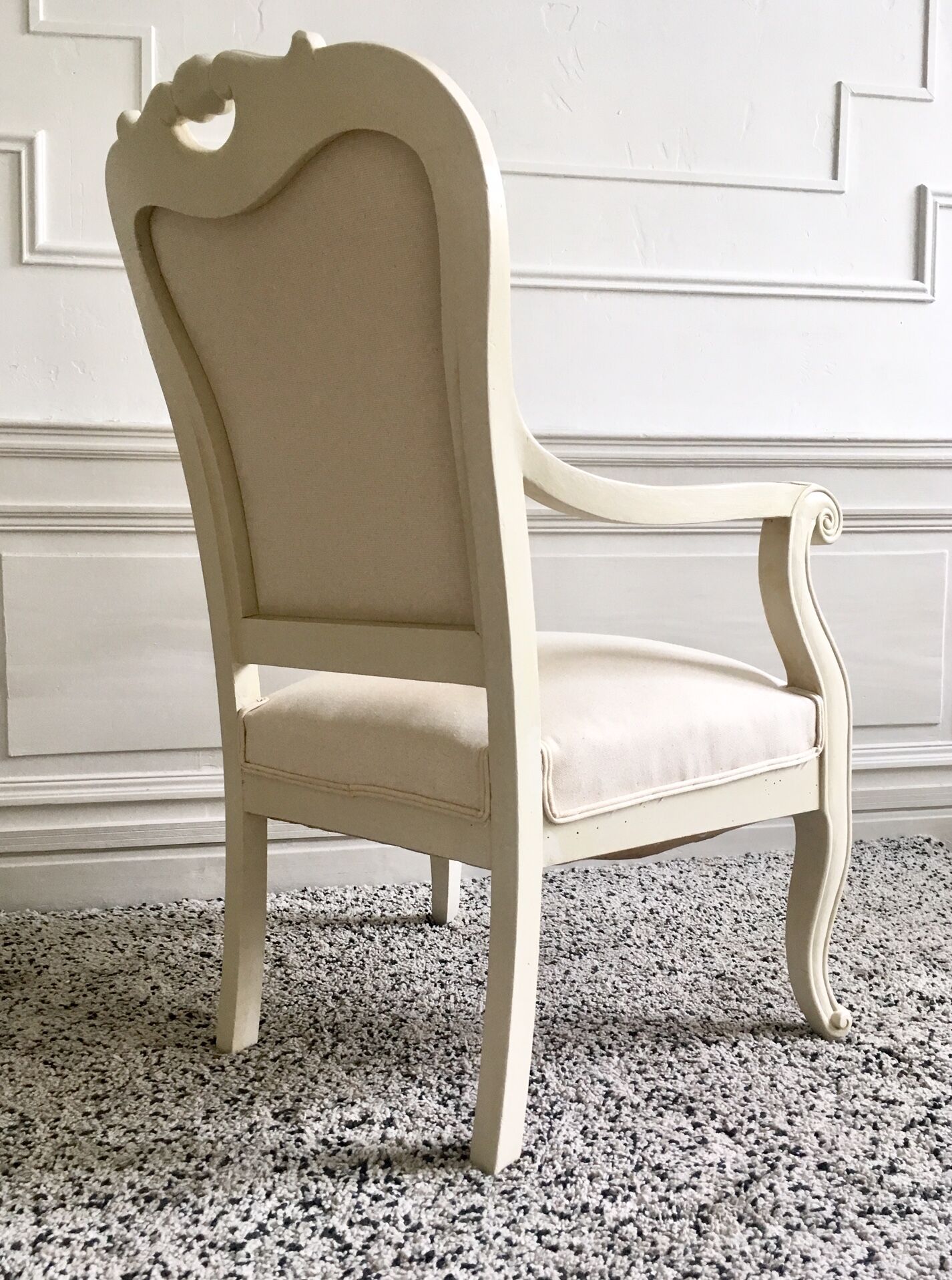 Old cabriolet chair "restored"