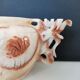 Chinese decorative teapot dragon in cut stone