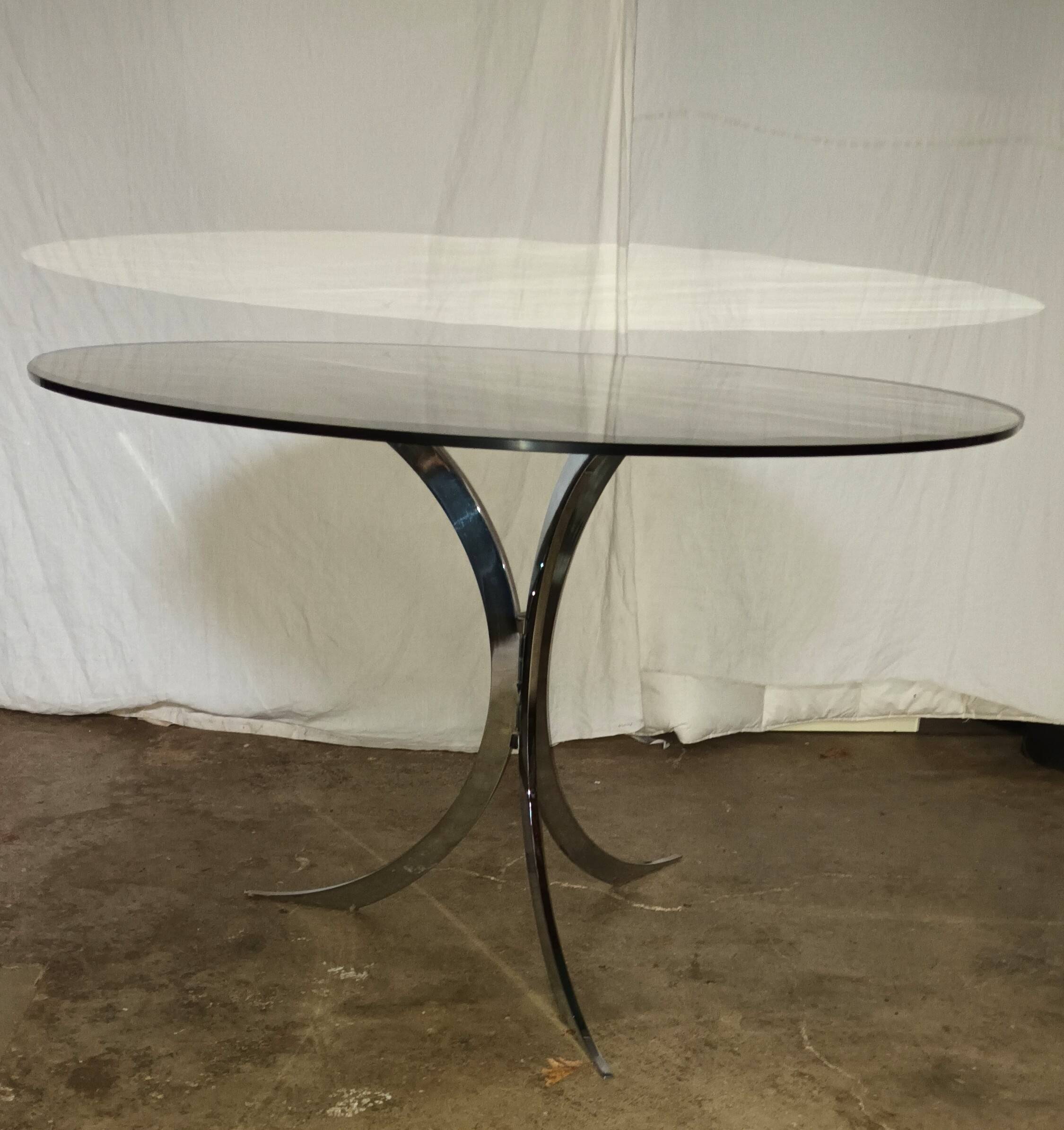 Boris Tabacoff's round table for Christofle, 1970s.