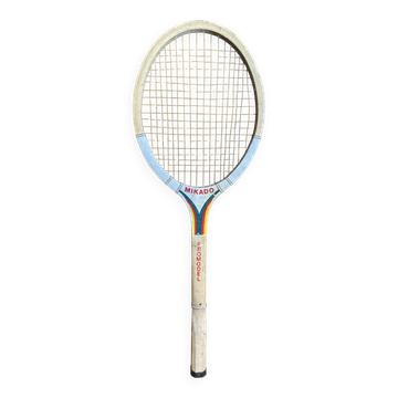 Vintage wooden tennis racket mikado promodel sports