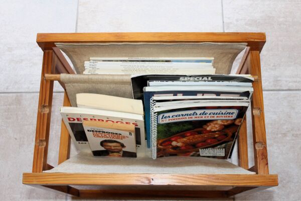 Porte-revues scandinave vintage