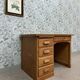 Oak half-minister's desk (renovated)