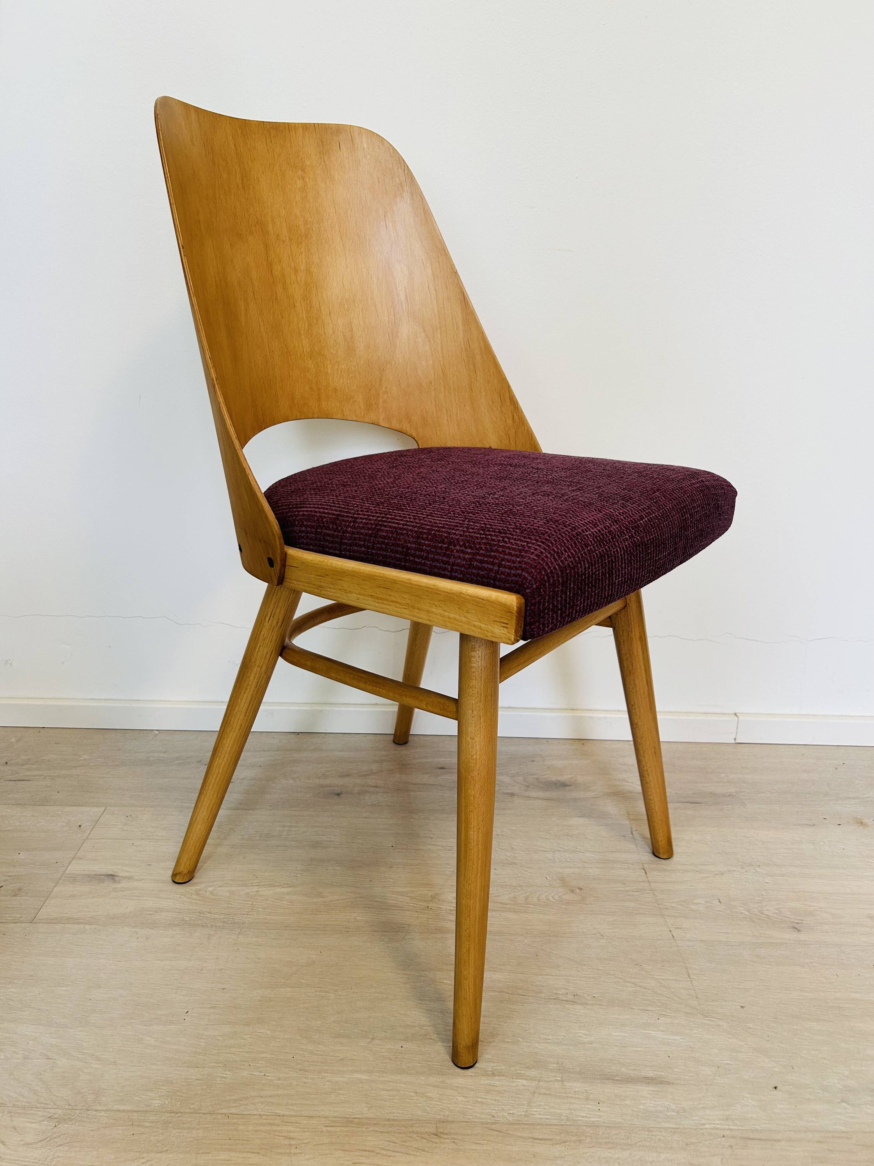 Vintage Chair by Radomir Hofman for TON, Model 514 from Czechoslovakia 1960’s