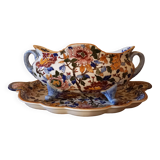 Table planter with its GIEN earthenware tray,