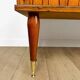 Scandinavian enfilade, lacquered rosewood, 1960s.