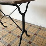 Bistro table on marble