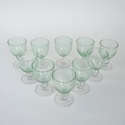 Set of bubble champagne glasses, Italian design, 1970s, production: Italy