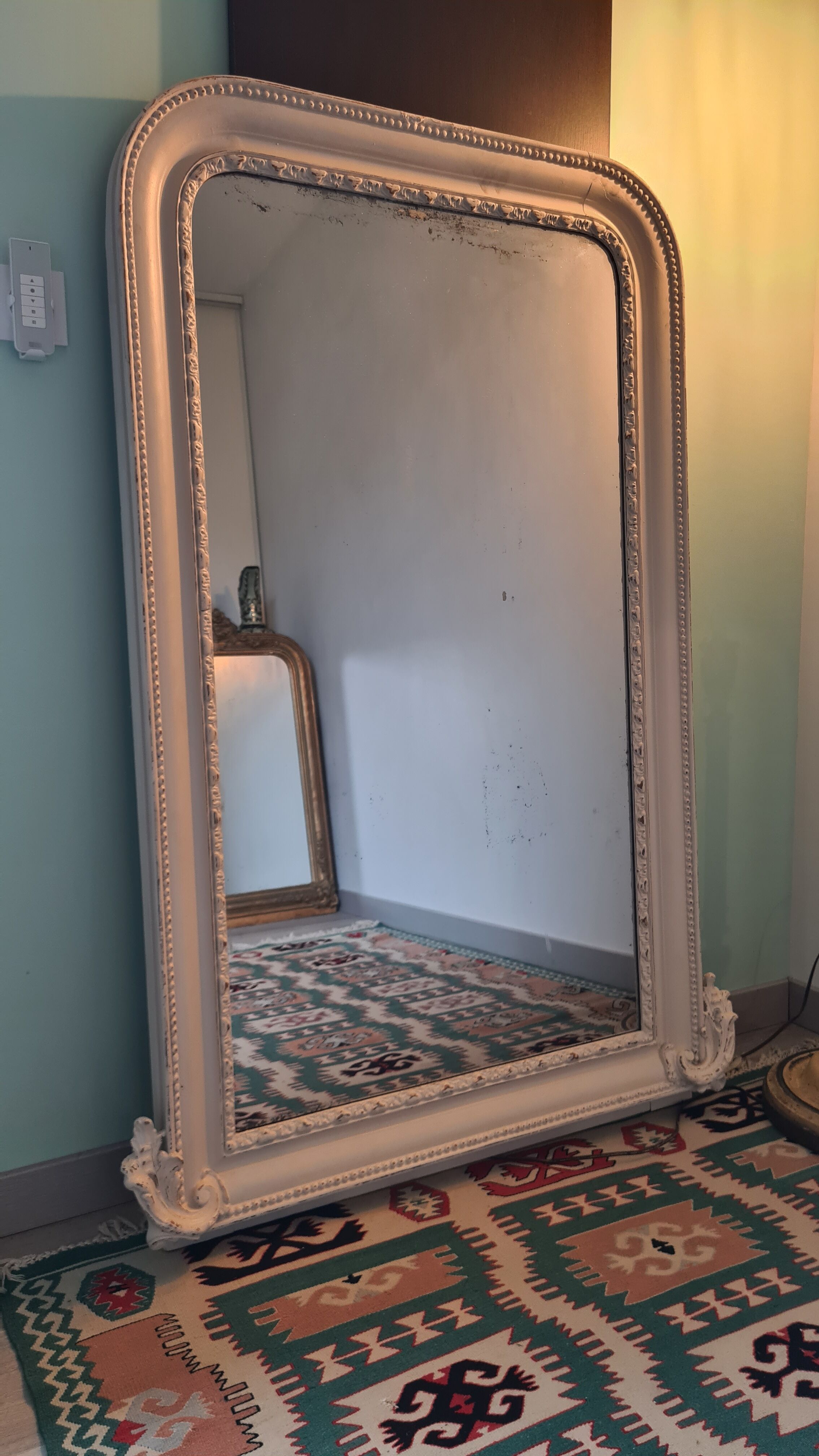 Mirror Louis Philippe shabby chic 142 x 97 cm