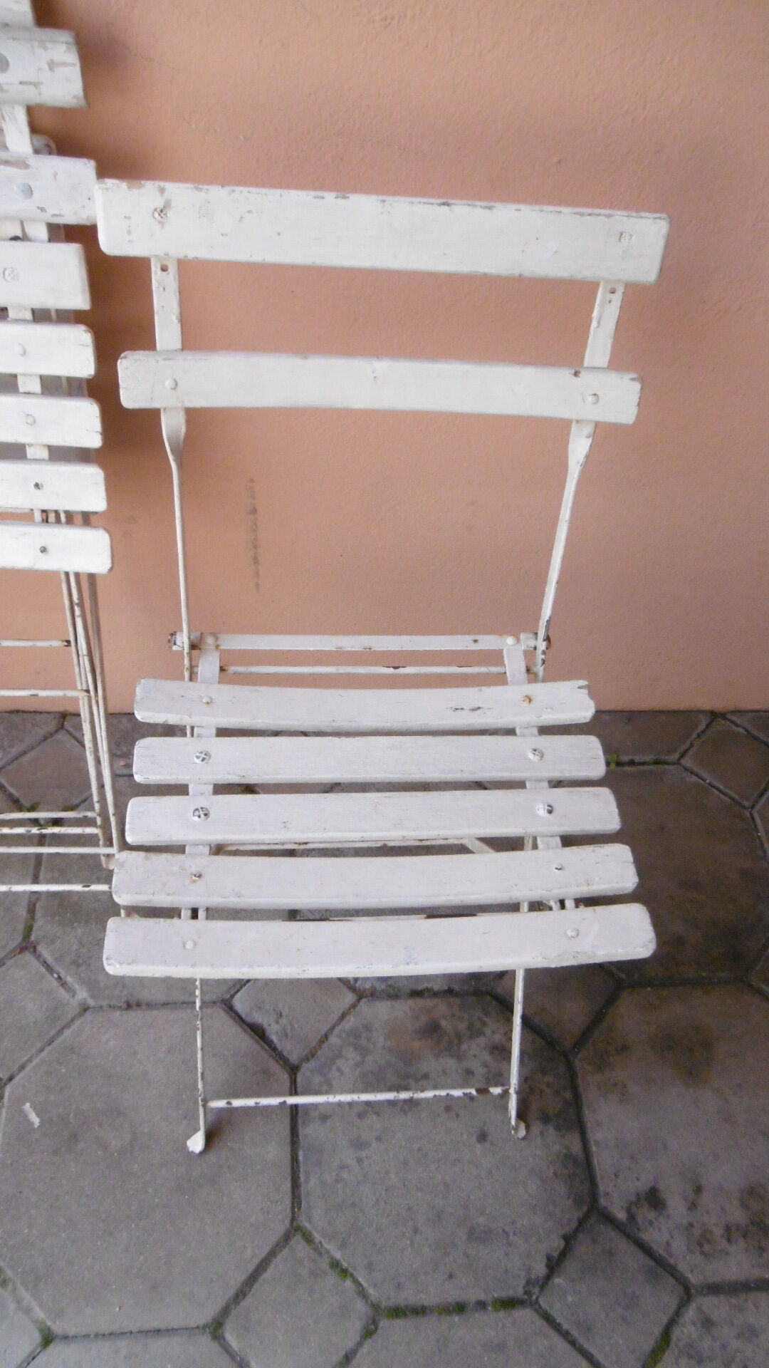 Wooden garden folding chairs