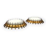Set of 2 Brutalist sconces, France 1960s