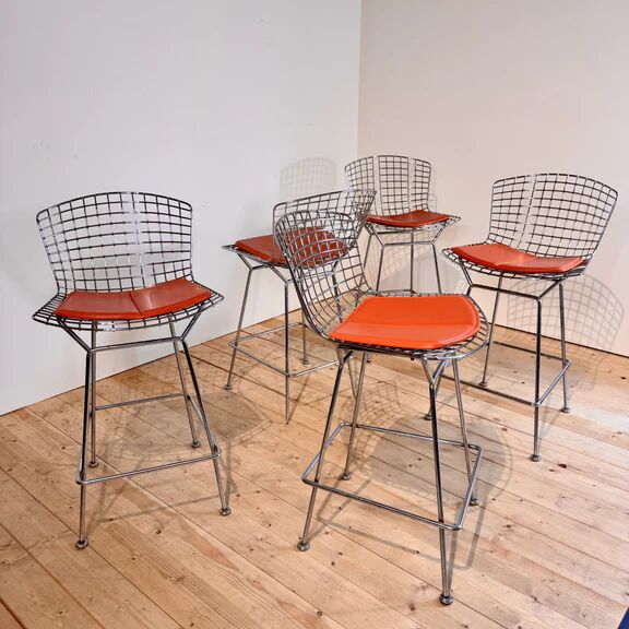 Tabouret de bar par Harry Bertoia pour Knoll International, années 60