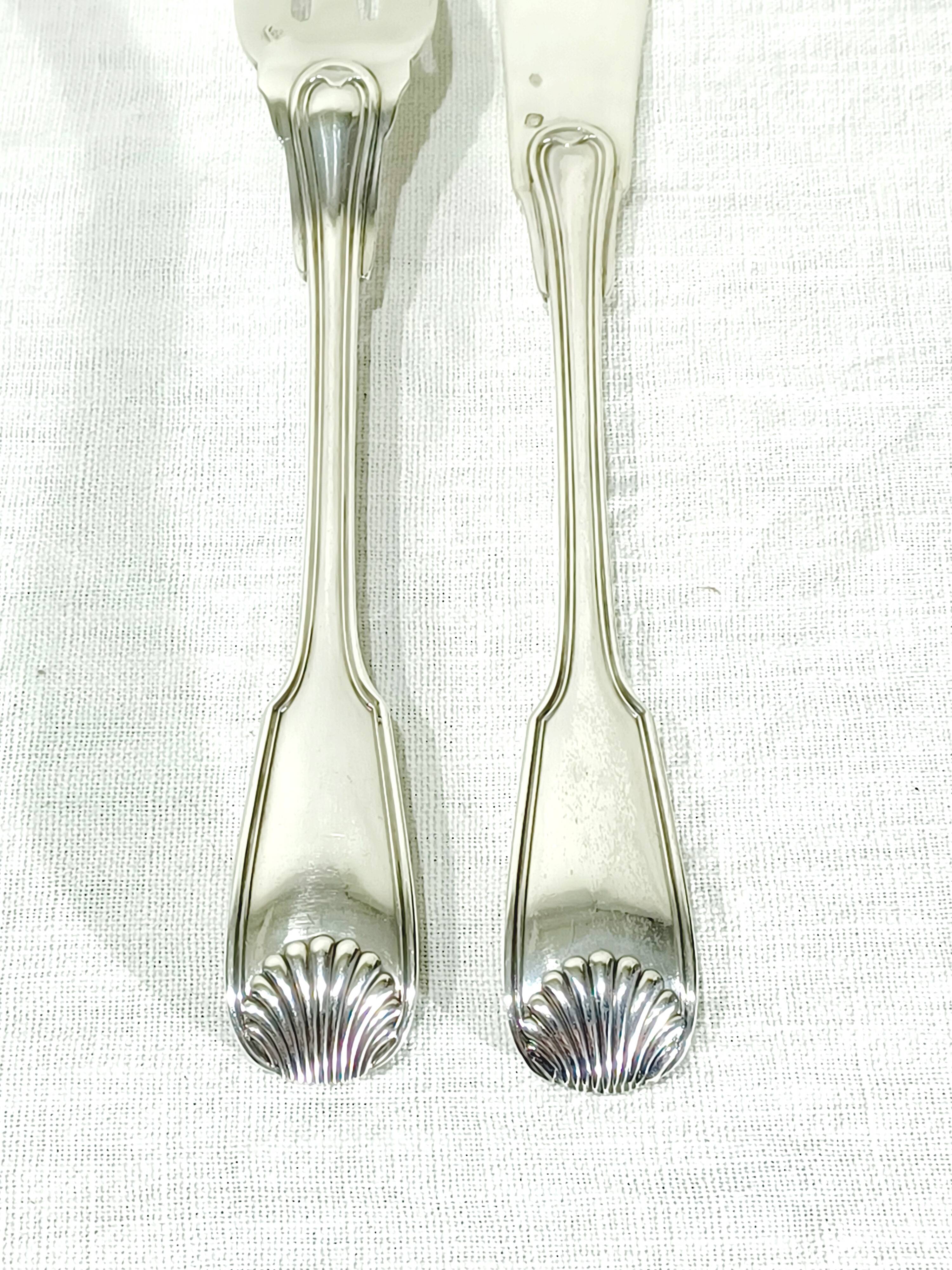 Puiforcat ／Service à poisson Collection Deauville - PUIFORCAT