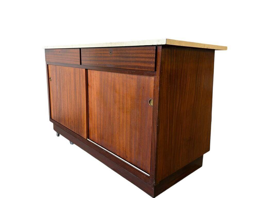 Vintage wooden shop counter/display case