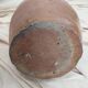 Old farm jug in glazed stoneware