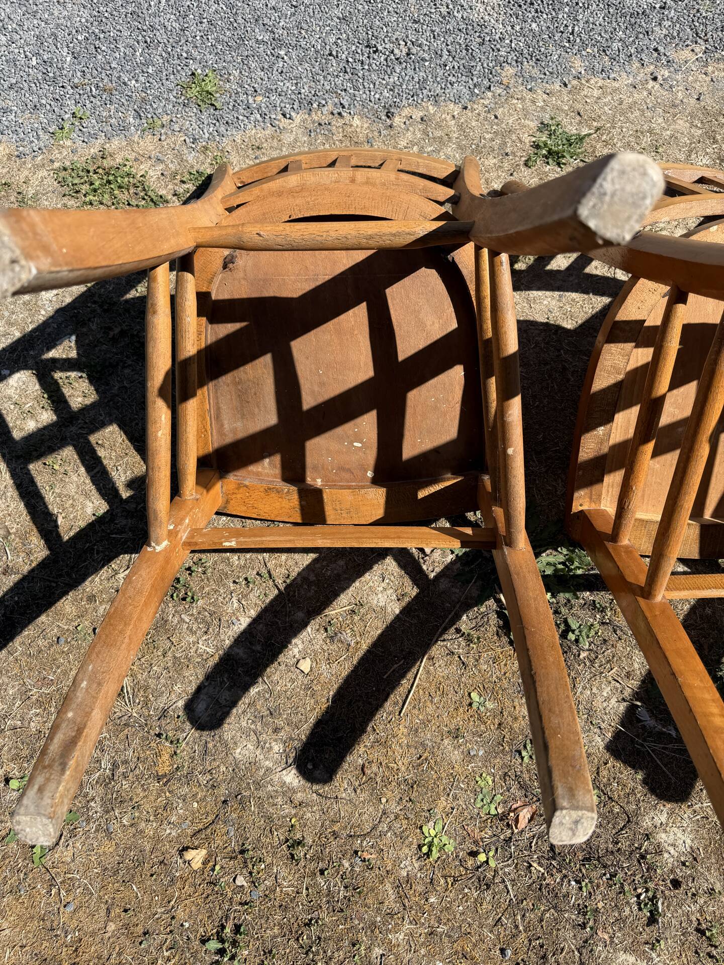 Set of 6 vintage Luterma bistro chairs