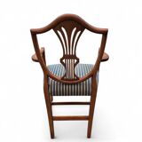 6 x English mahogany Hepplewhite chairs / 1920s
