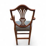 6 x English mahogany Hepplewhite chairs / 1920s