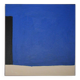 Peinture originale trio bleu cobalt par Bodasca 80x80cm