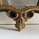Antique baroque mirror in carved and gilded wood, 19th century