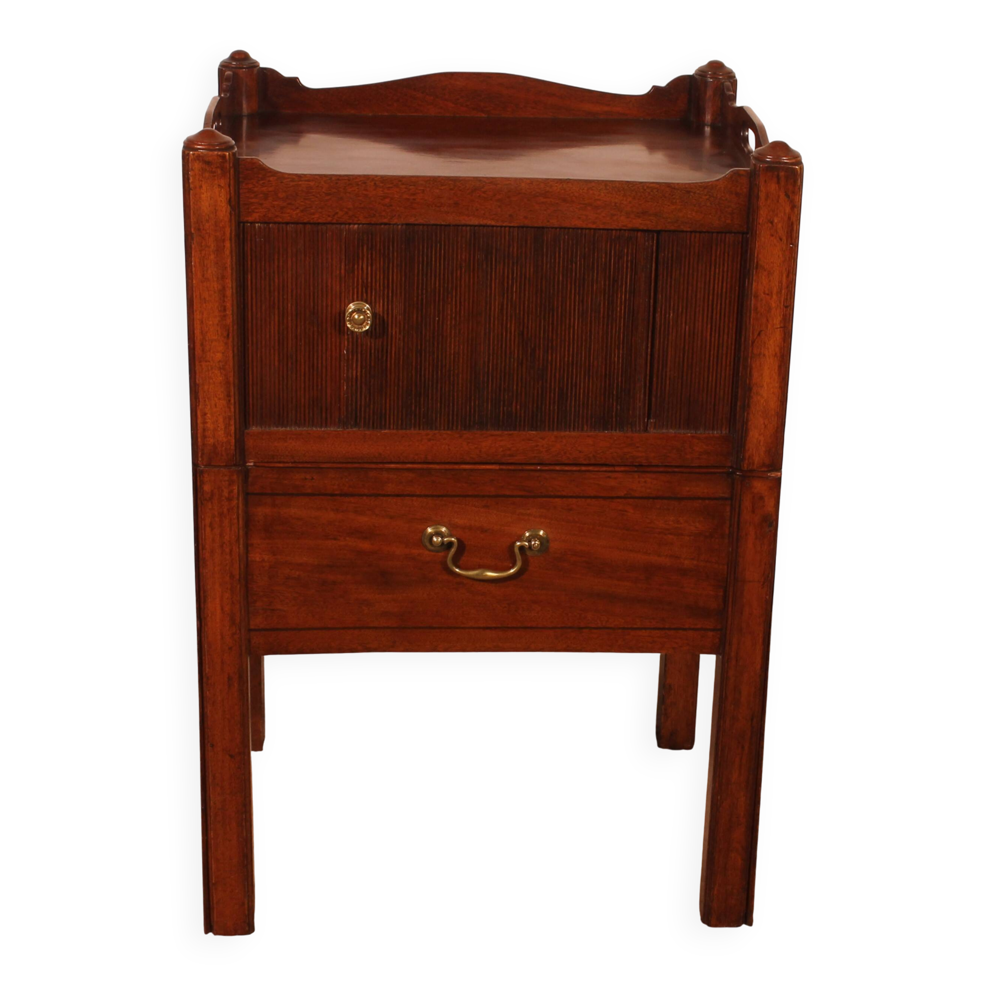 Mahogany curiosity cabinet - 18th century