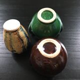 Trio de vases en céramique
