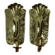 Mid Century Swedish Brass Sconces