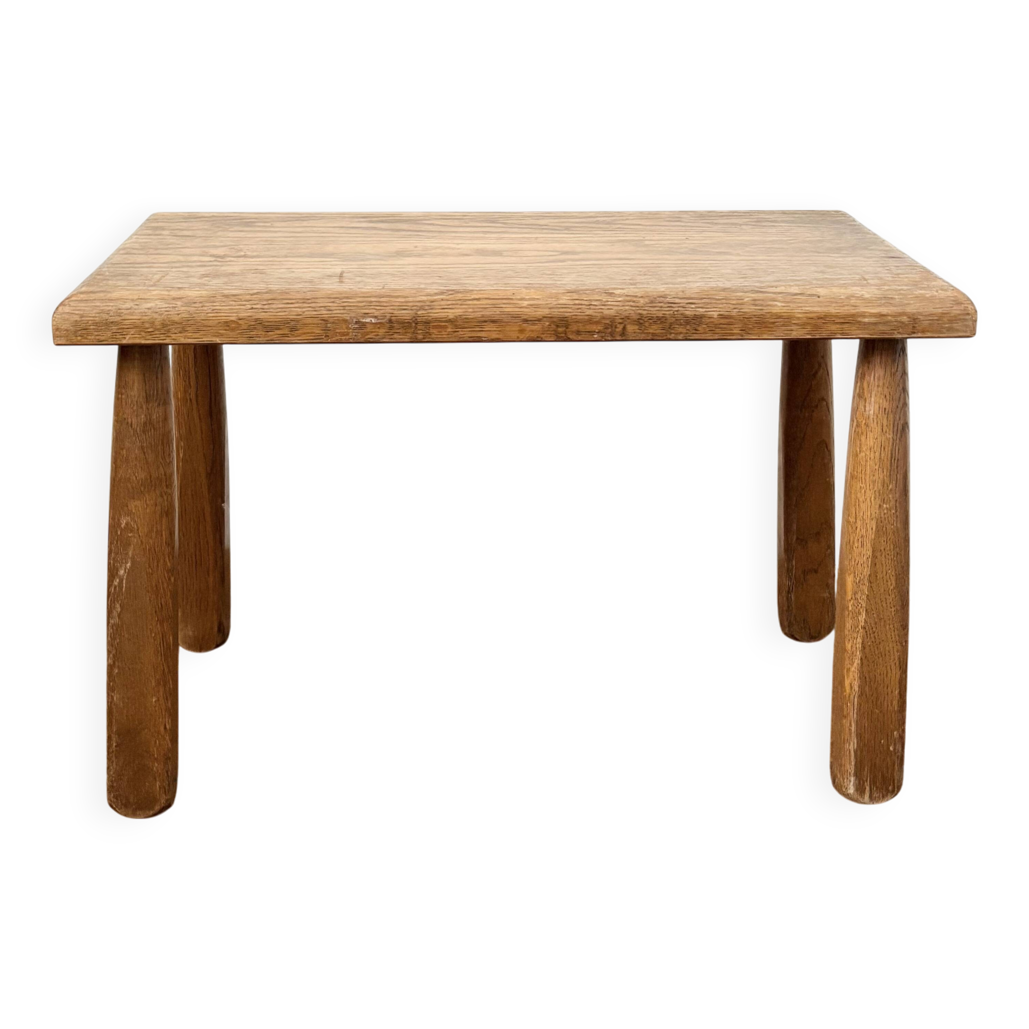 Vintage Minimalist Brutalist Stool