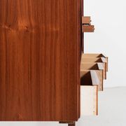 Midcentury Danish highboard in teak by E.W. Bach for Sejling Skabe 1960s - with 4 doors & 4 drawers