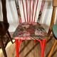 Set of 4 mismatched chairs