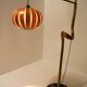 1960s Mid-Century Modern Sculptural Wooden and Veneer Floor Lamp