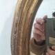 Round golden mirror, 46 cm