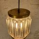 Scandinavian brass and glass pendant for Reijmyre by Paul Kedelv