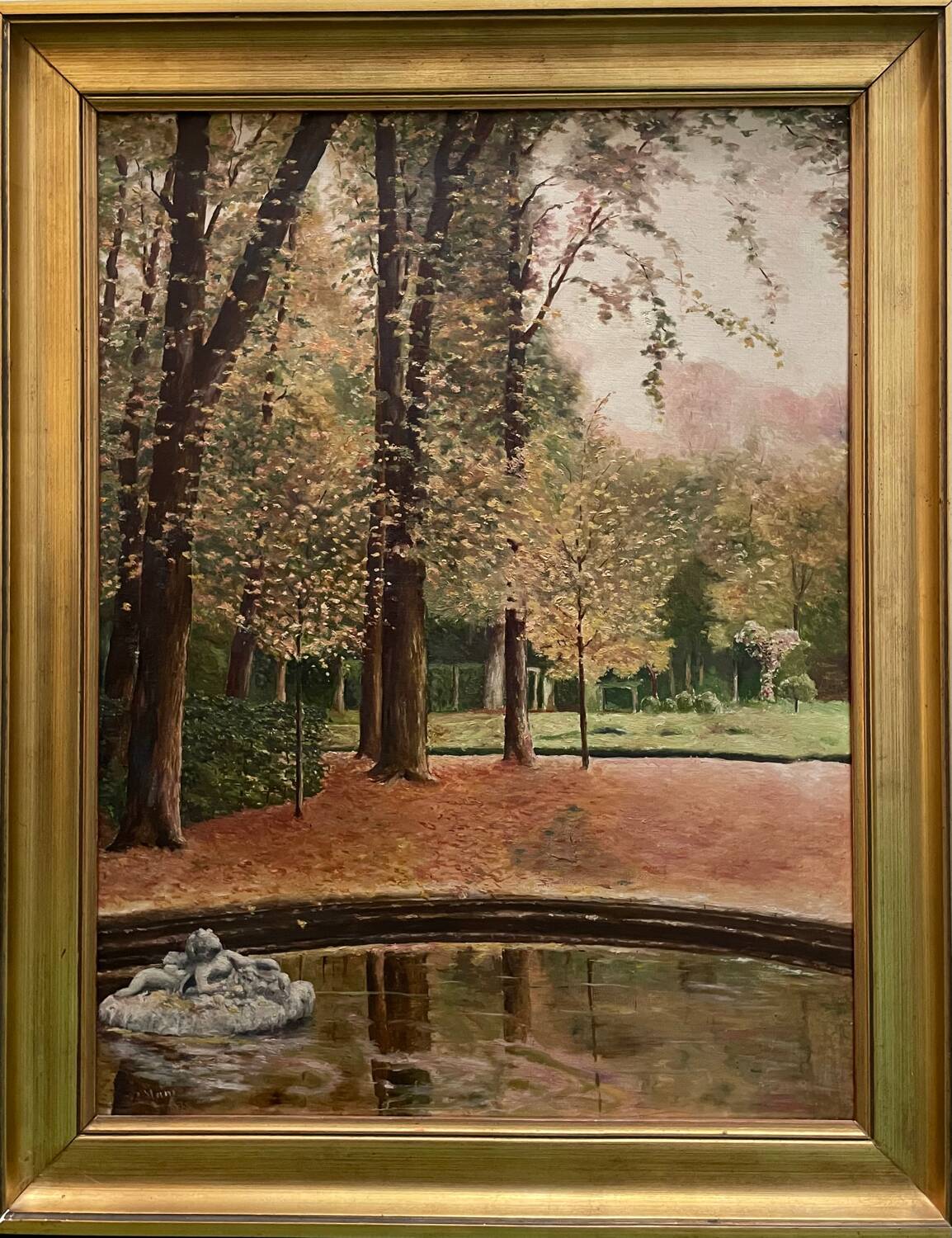 Tableau parc du chateau de Versailles, Munier 1935
