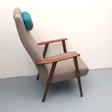 1960s high back armchair resotored