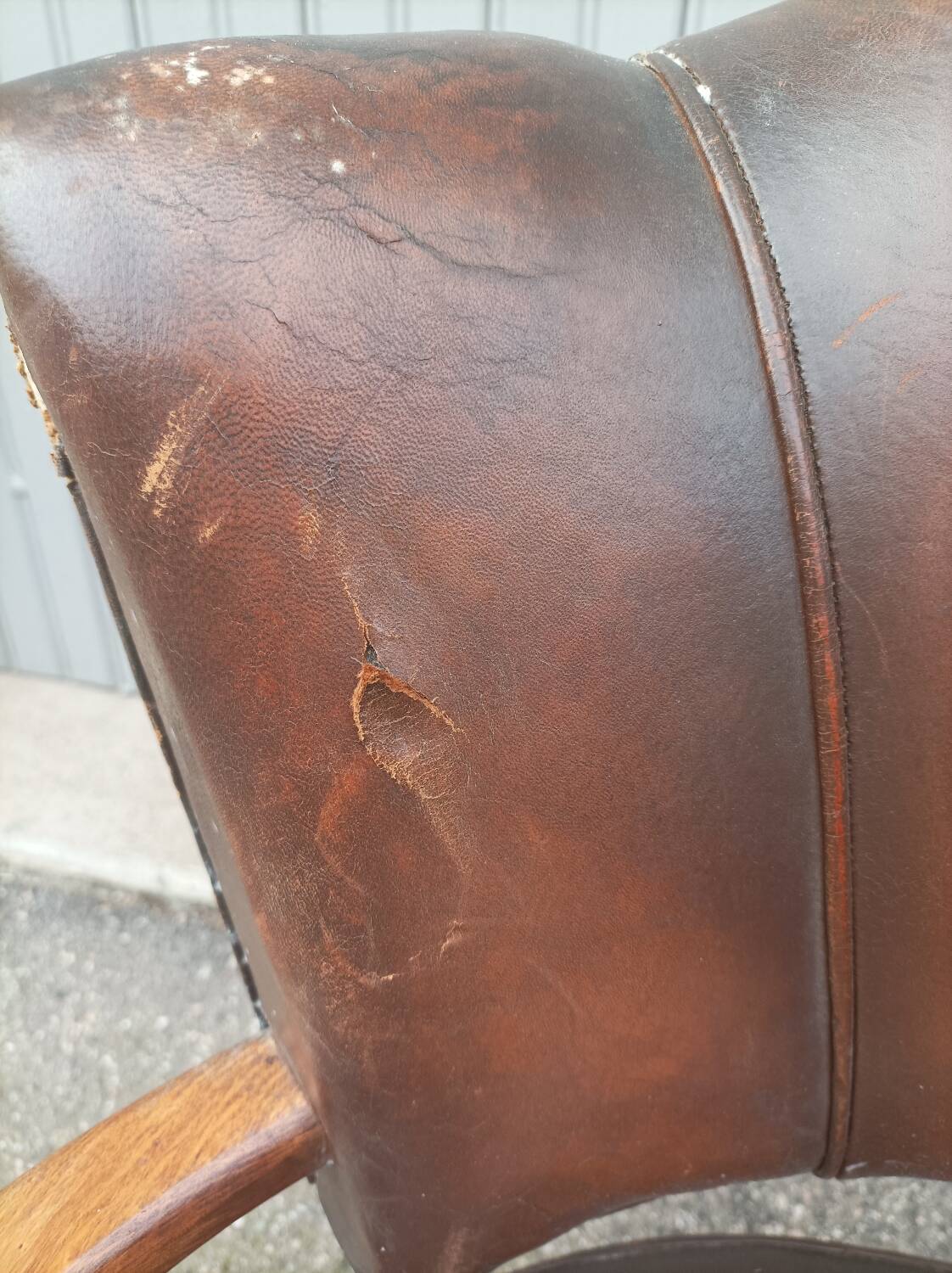 Pair of club chairs