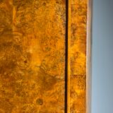 Burr walnut bureau bookcase 19th century